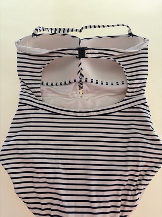 Bañador rayas azul y blanco Talla 42