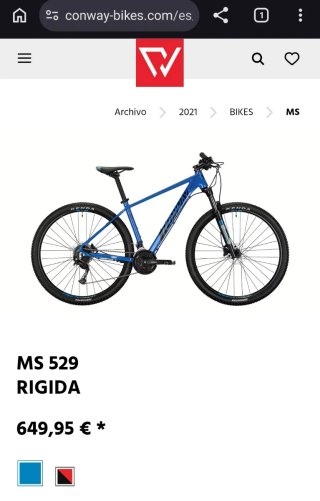 MTB Conway MS 529 Azul