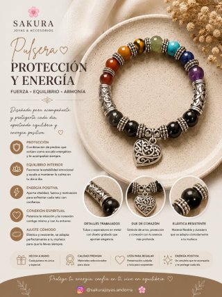 Pulsera SAKURA Protección y Energía
