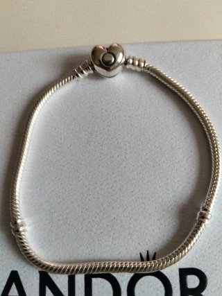 Pulsera Pandora Plata 925 Corazón