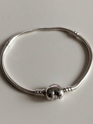 Pulsera Pandora Plata 925 Corazón