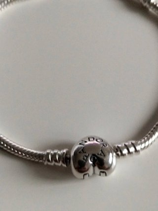 Pulsera Pandora Plata 925 Corazón
