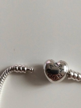 Pulsera Pandora Plata 925 Corazón