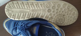 Zapatillas Munich Fútbol Sala Azul y Dorado
