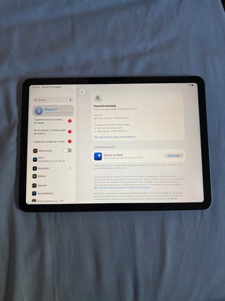 iPad Air 11” M4 Plata 128 GB