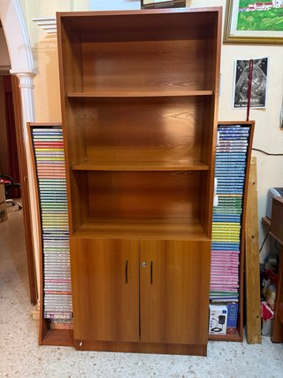 Mesa de oficina de madera y mueble