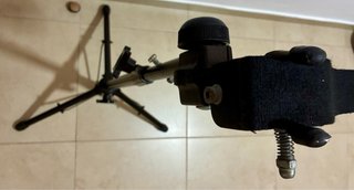 Soporte para guitarra negro