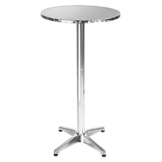 Mesa Bar Bistró alta De Aluminio Redonda Mesa De J