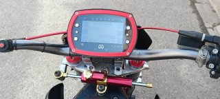 Pitbike Motocross/Supermoto Negra y Roja