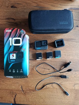 GoPro Hero 10 Black + batería Enduro+ cargador