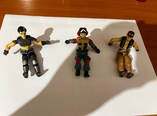 3 Figuras GI Joe Años 80