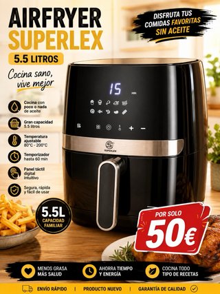 Freidora de aire Superlex