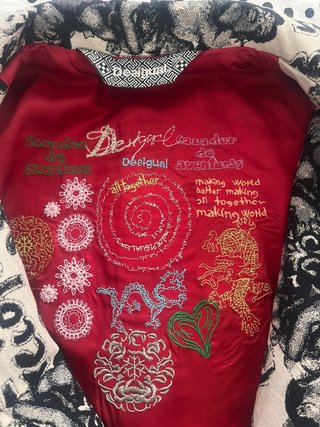 Abrigo Desigual B/N