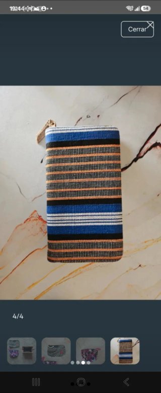 Billetera y neceser estampado