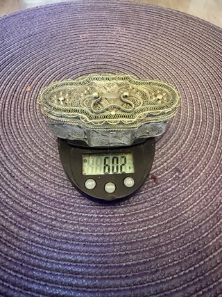 Joyero antiguo Art Nouveau artesanal