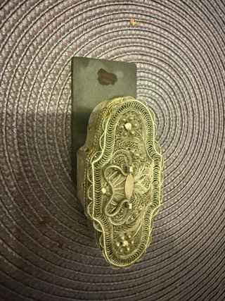 Joyero antiguo Art Nouveau artesanal