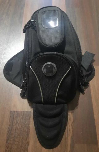 Bolsa Sobredepósito Moto iXS Magnética Negra
