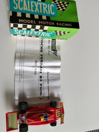 Scalextric Ferrari B3 slot F1 exin vintage  y caja