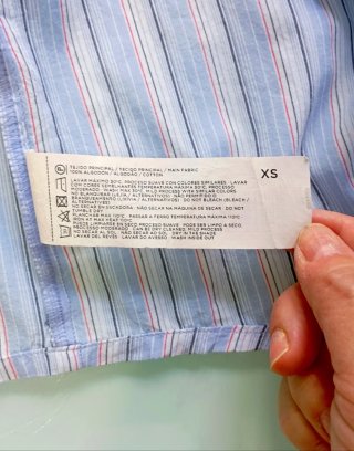 Camisa rayas Easy Wear XS