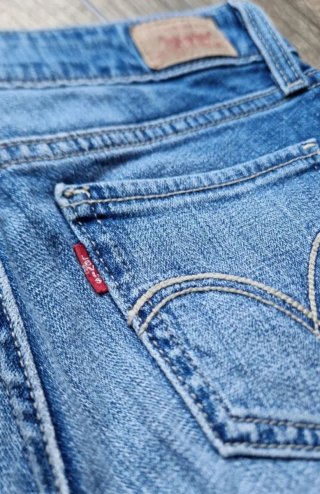 Levi's 524 Too Superlow Jeans Mujer Azul