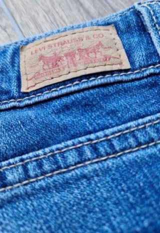Levi's 524 Too Superlow Jeans Mujer Azul