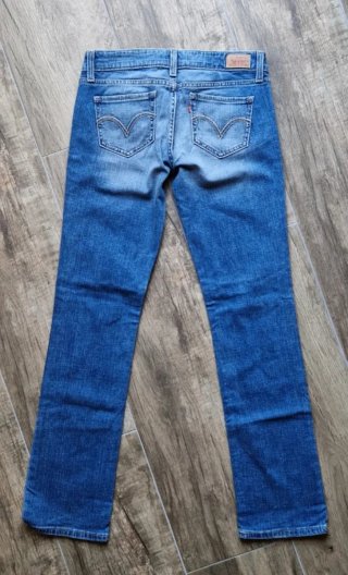 Levi's 524 Too Superlow Jeans Mujer Azul
