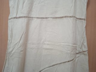 Vestido vintage largo crema