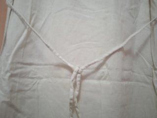 Vestido vintage largo crema