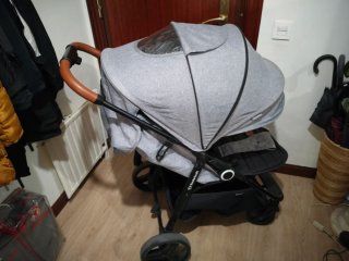 Silla de paseo Kinderkraft gris