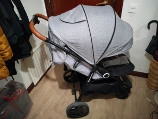 Silla de paseo Kinderkraft gris