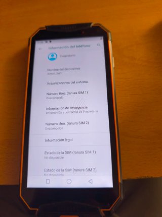 Móvil Ulefone 3WT Negro/Naranja