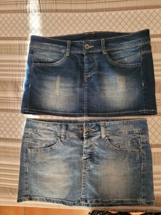 Minifaldas Vaqueras Benetton Talla S