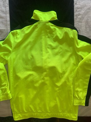 Casaco desportivo Puma amarelo florescente e preto