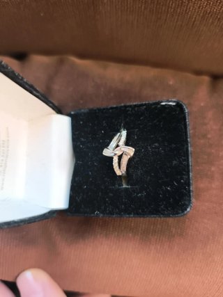 Anillo Oro y Diamantes Talla 12