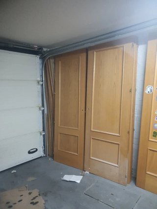 Lote 6 puertas ciegas, madera clara