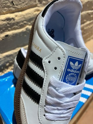 Adidas Samba Gris y Blanco