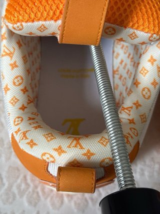 Louis Vuitton Skate Arancioni Bianche