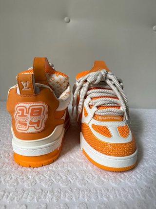 Louis Vuitton Skate Arancioni Bianche