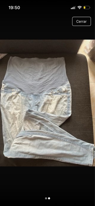 Pantalones premamá vaqueros
