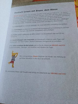 Bruno und Ich ,libro de teoría y de ejercicios