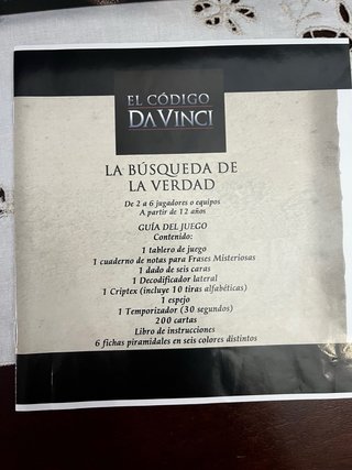 El Código Da Vinci: El Juego de Mesa