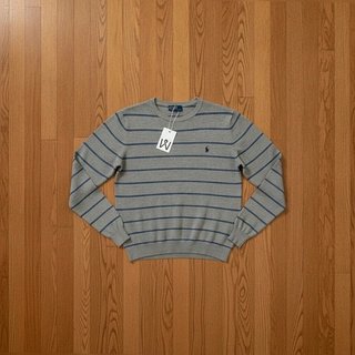 Jersey Rayas Gris Marino Polo Ralph Lauren...