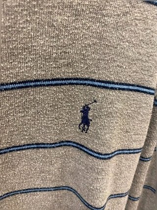Jersey Rayas Gris Marino Polo Ralph Lauren...