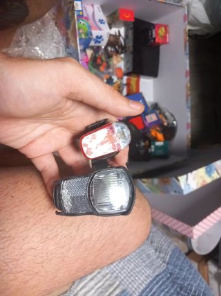 Linterna para bicicleta y luz trasera