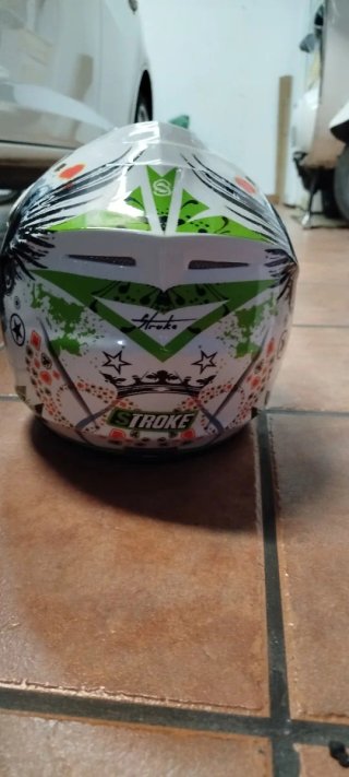 Minimoto Cross Verde/Blanco