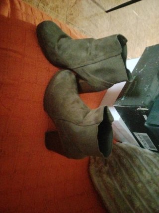 Botines verde oliva