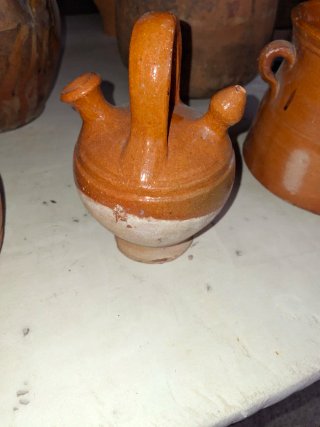 Barro cocido antiguo botijos retro jarras MBM 1