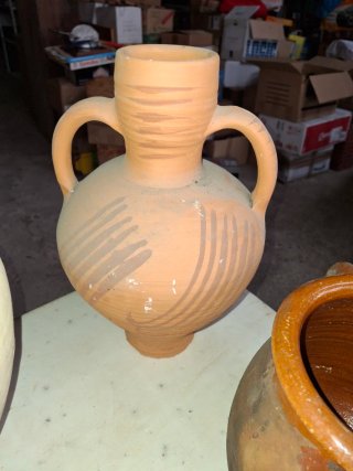 Barro cocido antiguo botijos retro jarras MBM 1