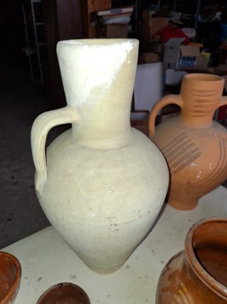 Barro cocido antiguo botijos retro jarras MBM 1