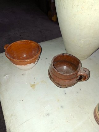 Barro cocido antiguo botijos retro jarras MBM 1
